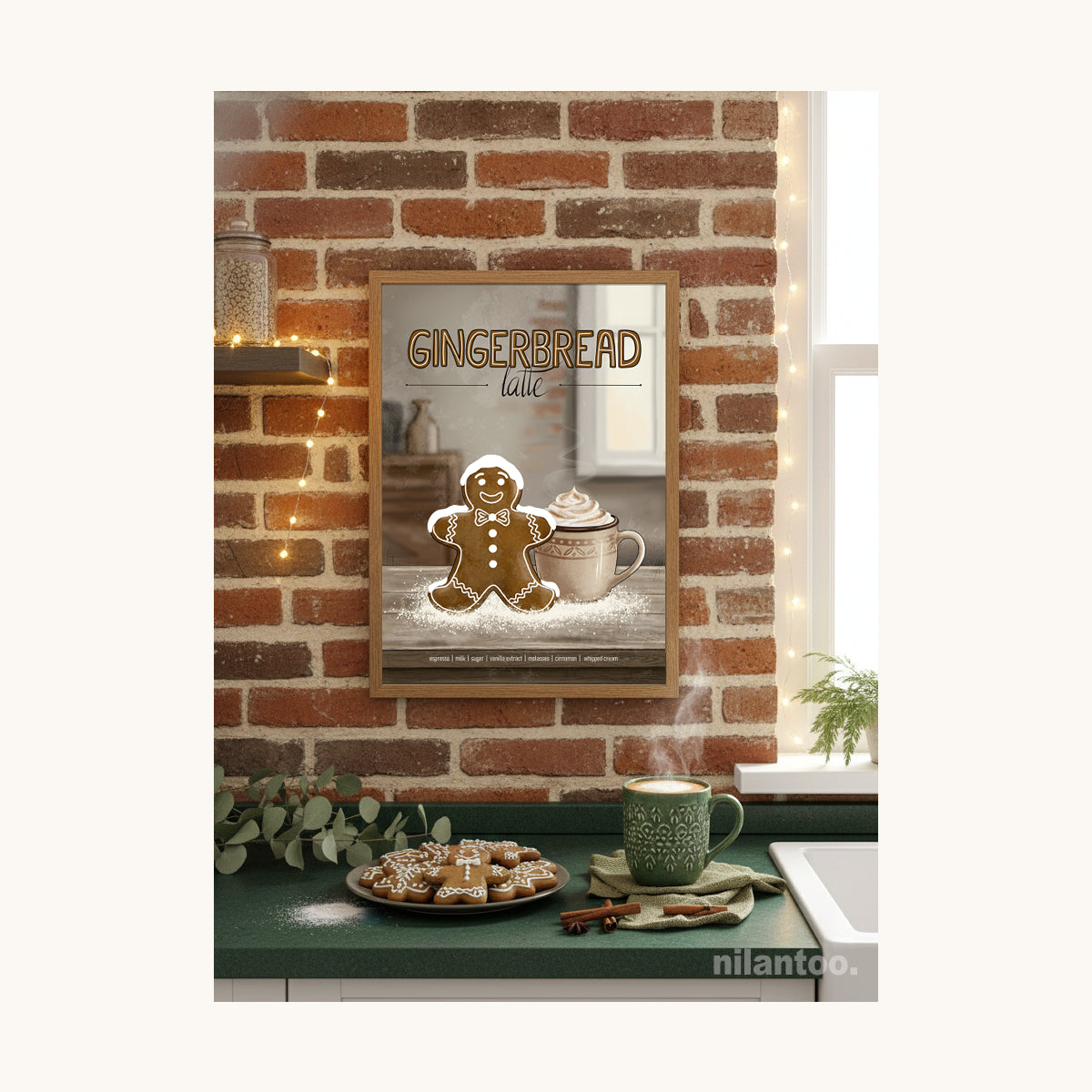 Gingerbread Latte Poster