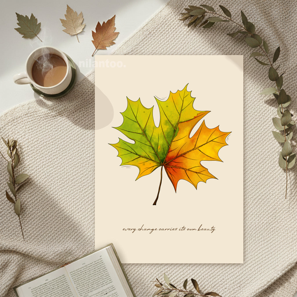 Fall Leaf Poster