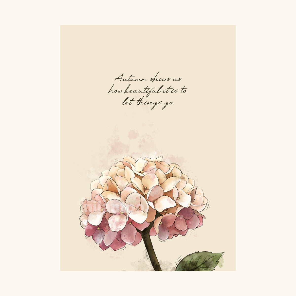 Hydrangea Poster